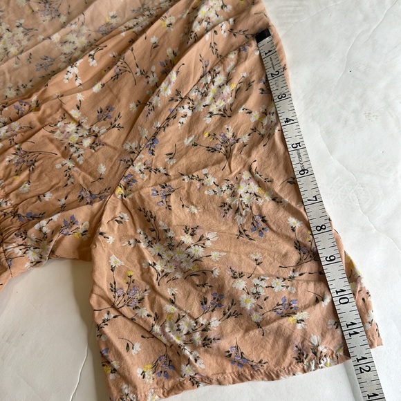 Floral Print Kimono With Drawstring Waist Tie American Eagle O/S - Picture 11 of 11